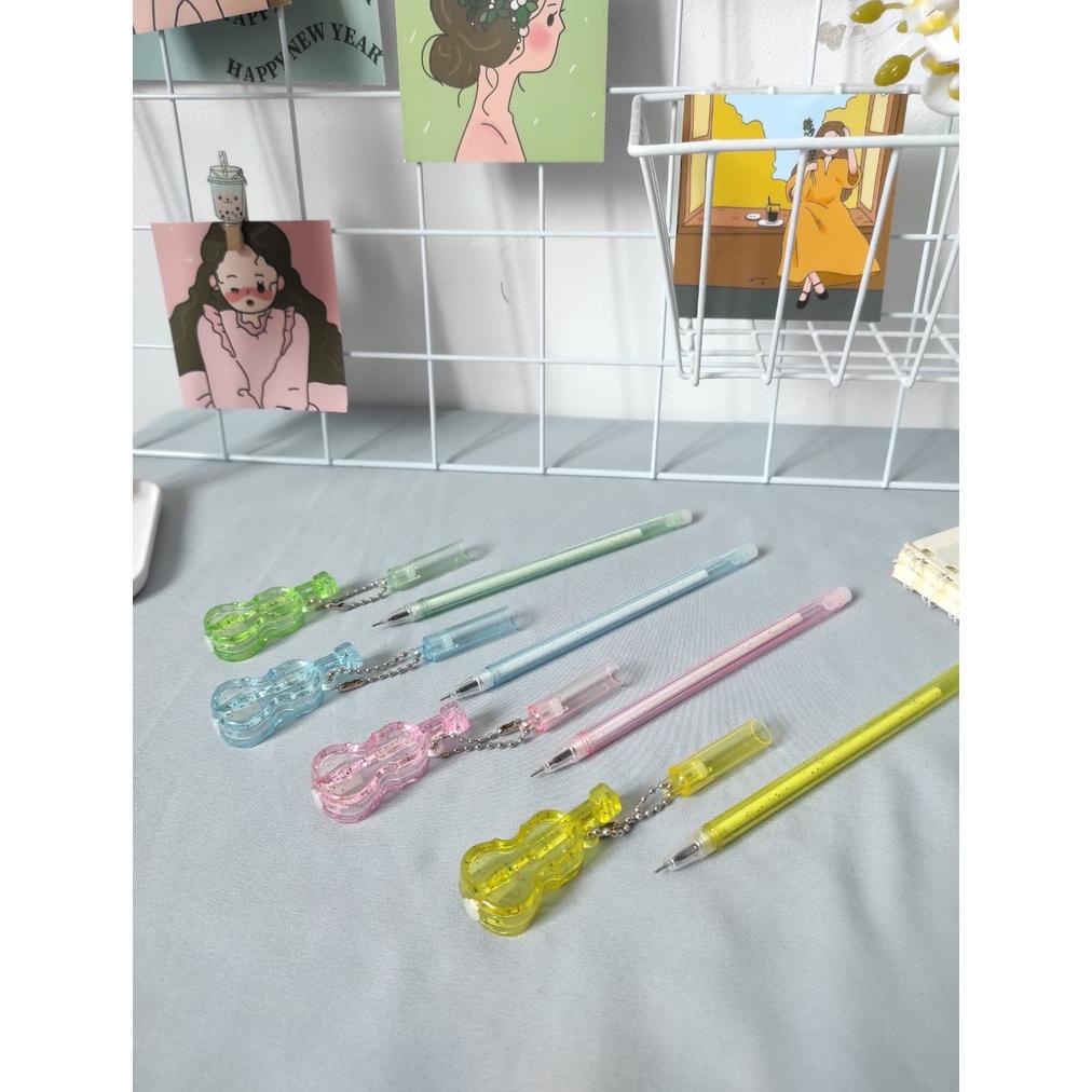 

Cuci Gudang Selusin Pen Biola Isi 12 Pcs Pulpen Gel Pena Bolpen Karakter Lucu Violin Musik