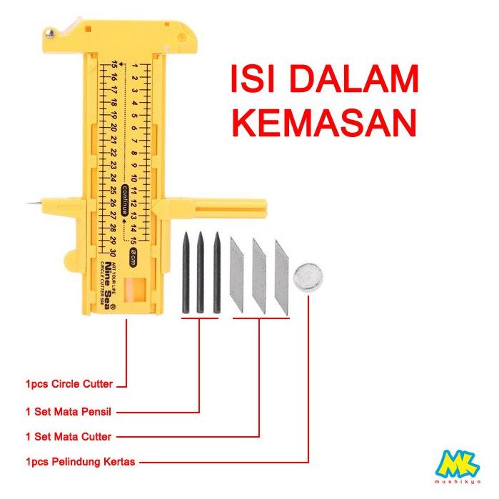 

Cuci Gudang Rotary Circle Cutter - Potong Sticker Lingkaran - Pond Bulat Nine Sea