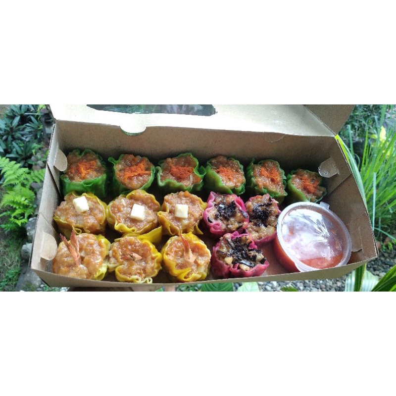 

Dimsum Siomay Ayam Jamur Keju Udang Mix isi 50