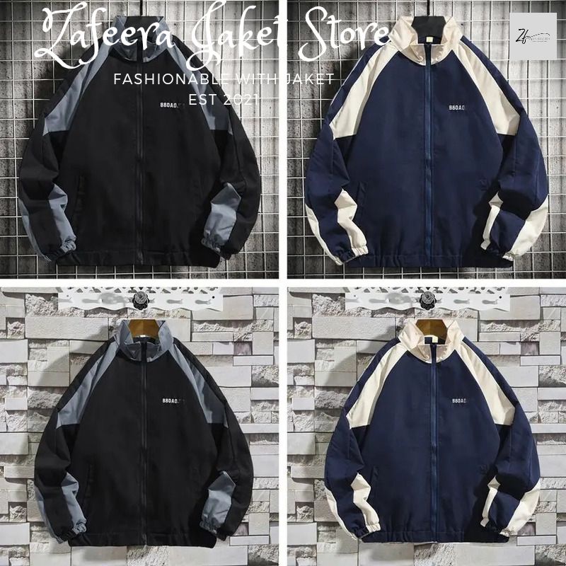 Zafeera Jaket Store Varsity Jaket Hitam Unisex Couple/Jaket/Jaket Pria/Jaket Varsity/Jaket Baseball 
