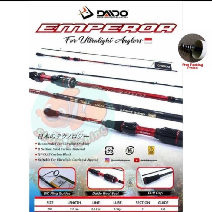 Daido Emperor 662UL - 702UL (packing PVC)