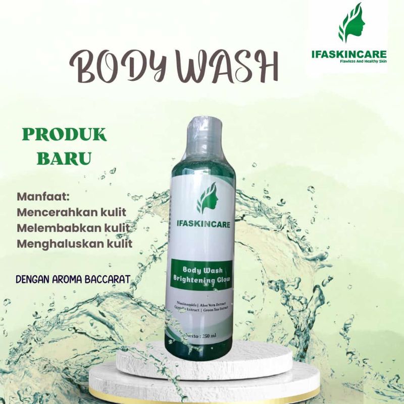 Sabun mandi cair pemutih badan / Body wash whitening ifskincare