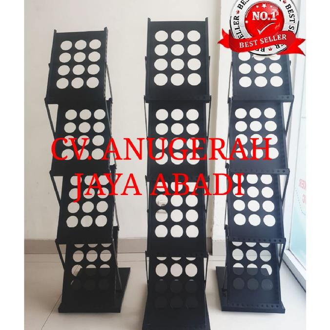 

RAK SUSUN BROSUR BESI 4 susun / Rak Display