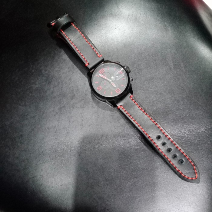 TALI JAM TANGAN KULIT HANDMADE LEATHER STRAP WATCH