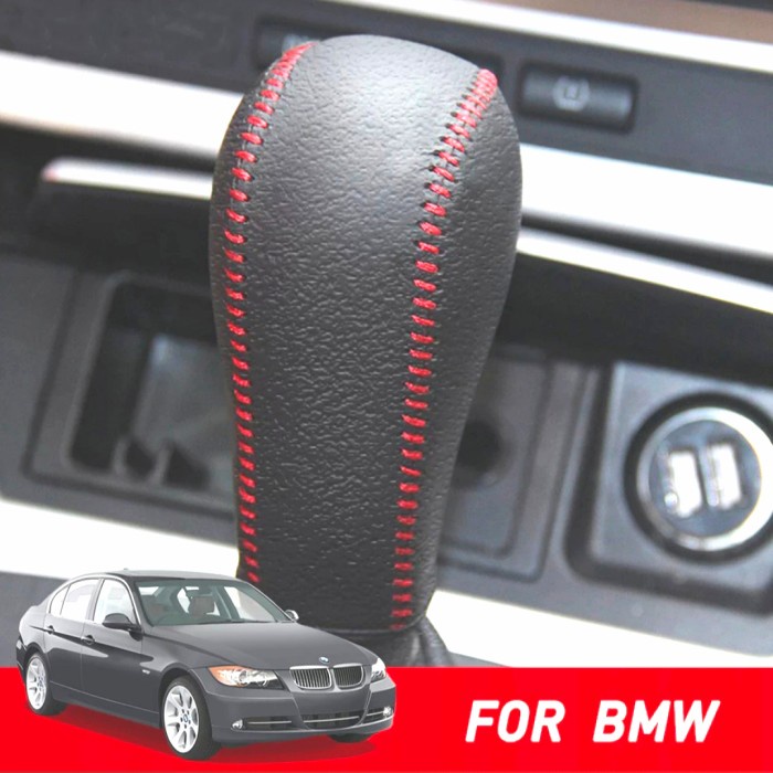 SARUNG COVER KNOB PERSENELING GEAR SHIFT MATIC BMW