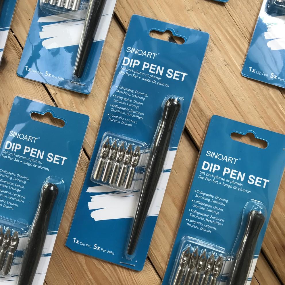 

Viral Sinoart Dip Pen Set / Set Pena Kaligrafi & Pen Nib Holder