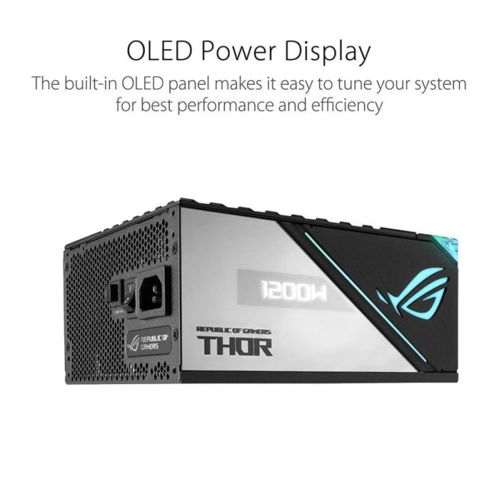 Asus ROG Thor 1200W Platinum II - 80+ OLED Display PCIe 5.0 1200P2