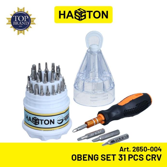 Hasston Obeng CRV Multifungsi Set 31Pcs (2650-004)