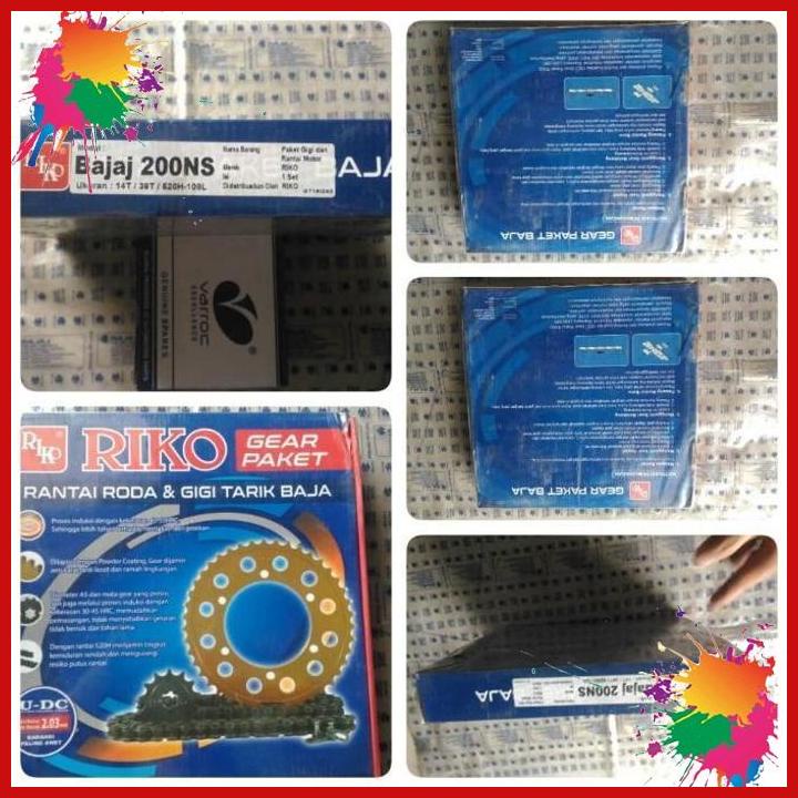 gear set pulsar 200ns gear set riko bajaj 200ns rantai gear assy br200 [clim]