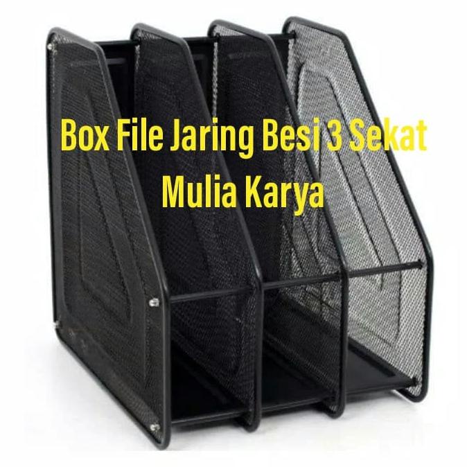 

Box File Jaring Besi 3 Sekat / Tempat Dokumen Jala Besi