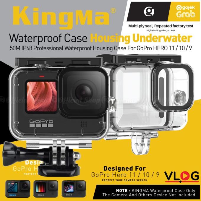 Kingma Hero9 Waterproof Case 50M Housing For Gopro Hero 9 Black Casing Termurah Star Seller