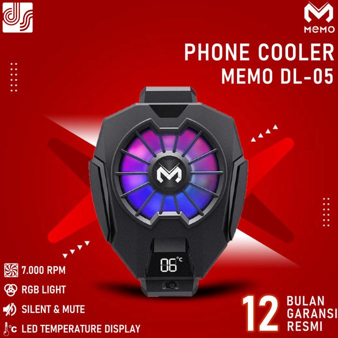 MEMO DL05 DL-05 Mobile Cooling Fan Cooler Radiator Kipas Pendingin HP