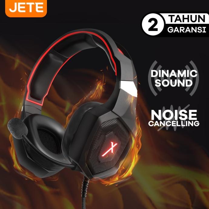 Headset | Headphone Gaming JETE-X G1 Noise Cancelling - Garansi 2th
