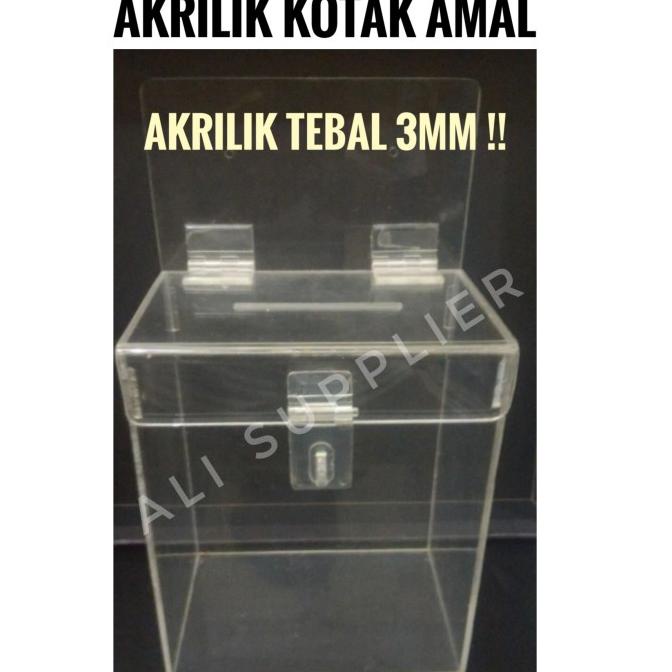 

Acrylic Kotak saran / Akrilik Kotak Amal