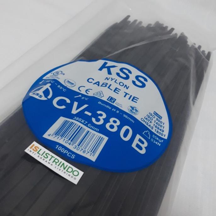 

KABEL TIS KABEL TIES CABLE TIE PENGIKAT KABEL KSS CV - 380B