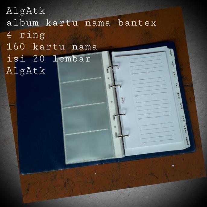 

Business card album kartu nama bantex maksimal 160 kartu