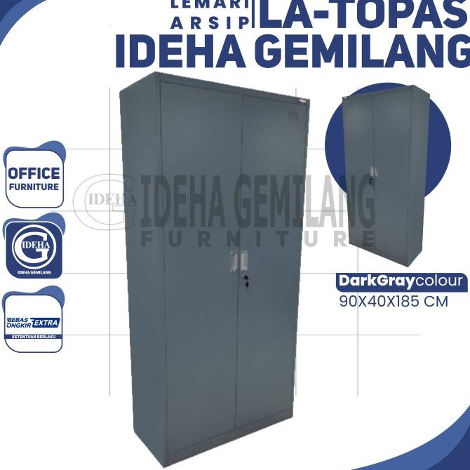 

Lemari Arsip Besi 2 Pintu Ayun Besi Dark Grey