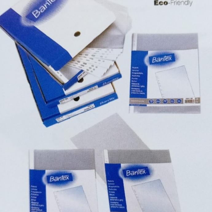 

Bantex Plastik PP Pocket Folio Antiglare 0,09mm #2045 (100lembar)