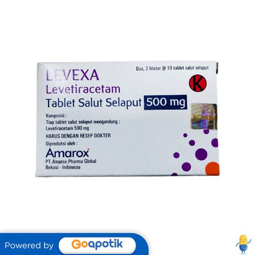 LEVEXA 500 MG BOX 20 TABLET