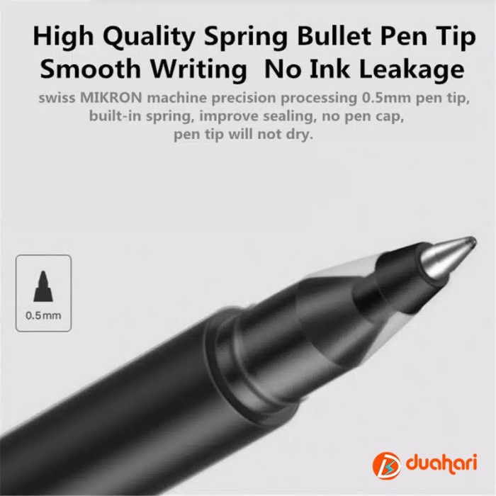 

Flash Sale!!! Jumbo Gel Ink Pen Pulpen Gel 0.5Mm Tinta Hitam 10 Pcs Pulpen Gel Termurah