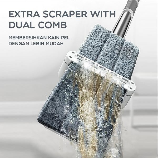 Alat PEL Lantai Otomatis SAMONO Clear Mop Alat Pel Praktis