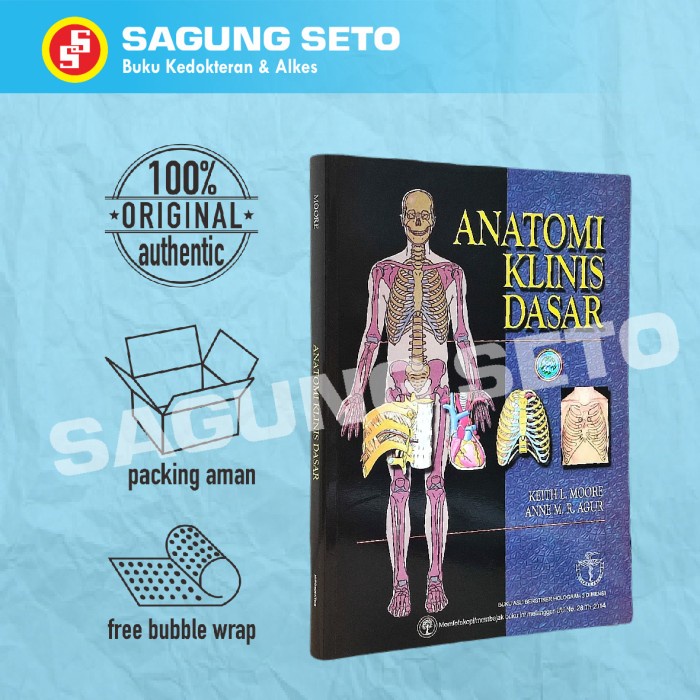 Diskon Spesial Anatomi Klinis Dasar - Keith L Moore Termurah