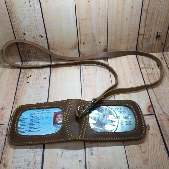 

tempat id card kulit asli
