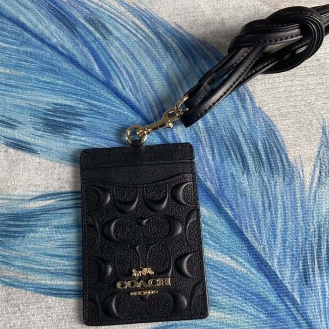 

COACH LANYARD PEMEGANG KARTU ID/NAME TAG DIY LANYARD EMBOSSED 65573
