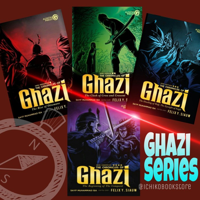 Promo Ghazi 1/Ghazi 2/ Ghazi 3/ Ghazi 4/ Paket Tetralogi Terlaris