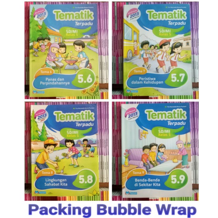 Diskon Spesial Paket Tematik Terpadu Kelas 5 Sd Tema 6,7,8,9 K13N Masmedia Terlaris