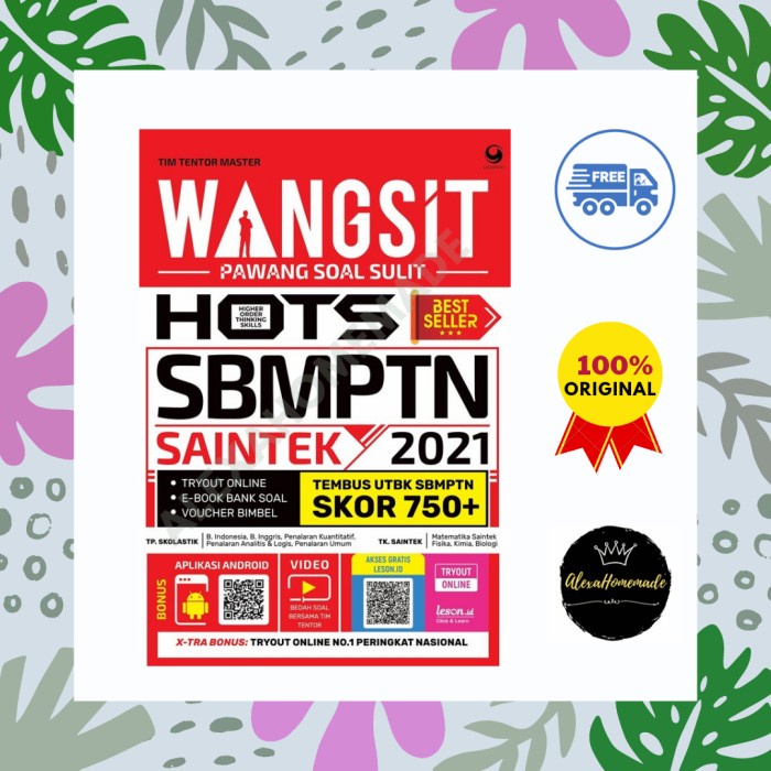 Flash Sale Buku Wangsit Sbmptn Saintek 2021 Terlaris