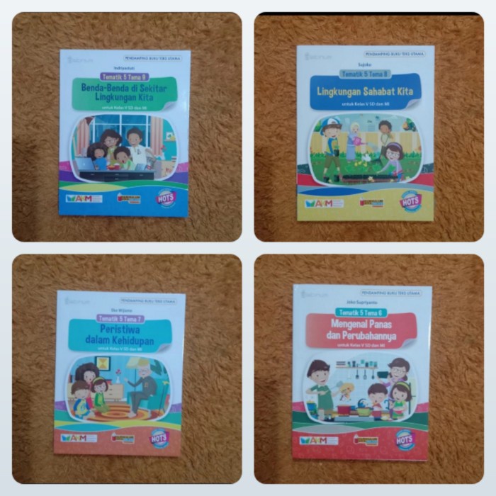 Hot Sale Paket Buku Tematik Sd Kelas 5 Tema 6-9 Semester 2 Akm Hots Edisi 2022 Terlaris