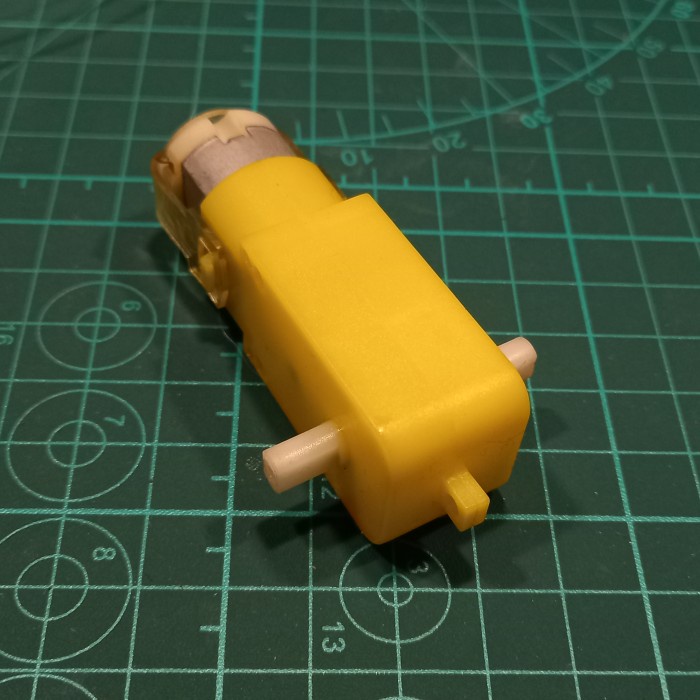 Kr13034 Dinamo Listrik 100-250 Rpm 3-6V Dc Plastik Gearbox Motor Robot