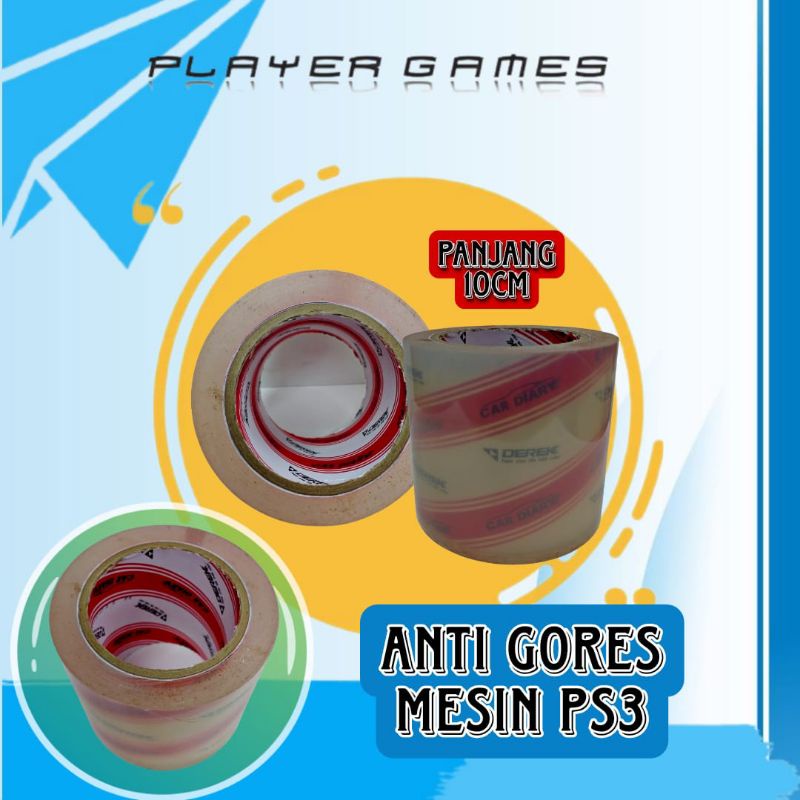 ANTIGORES PS3 SLIM PELAPIS PS3 MESIN PS3 PS2 ANTI GORES PS3 FAT PLASTIK SAMPING MESIN