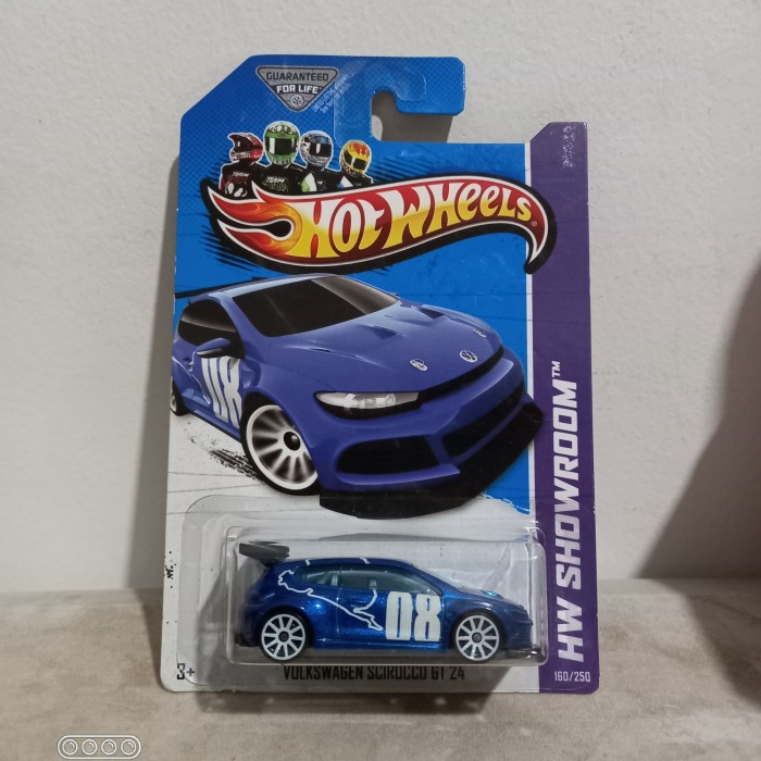 Hot Sale Hotwheels Volkswagen Scirocco Biru Tampo 08 Bonus Protektor Silica Gel Terlaris