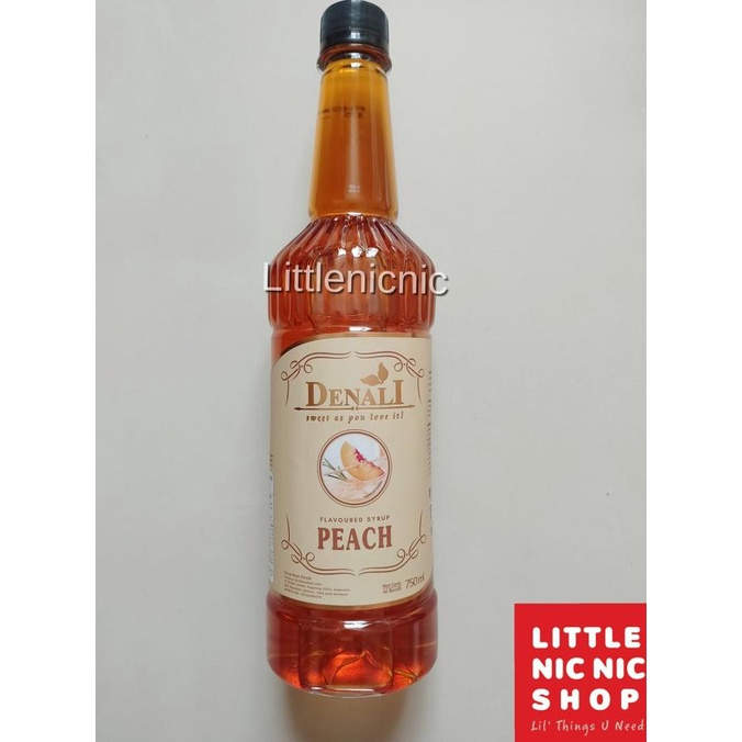 

Sirup Denali Peach Flavoured Syrup minuman cafe lge03