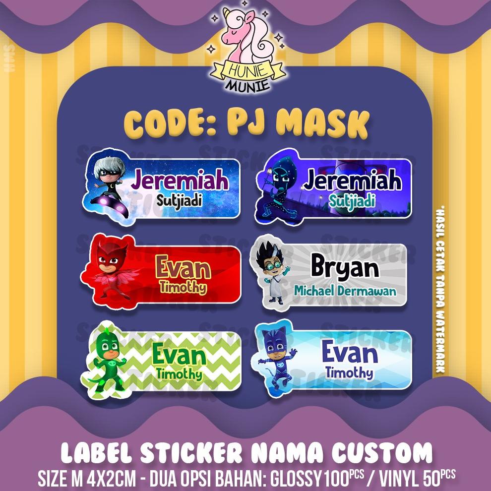 

Promo Habis Sticker Label Nama - Pj Mask (100Pcs) Stiker