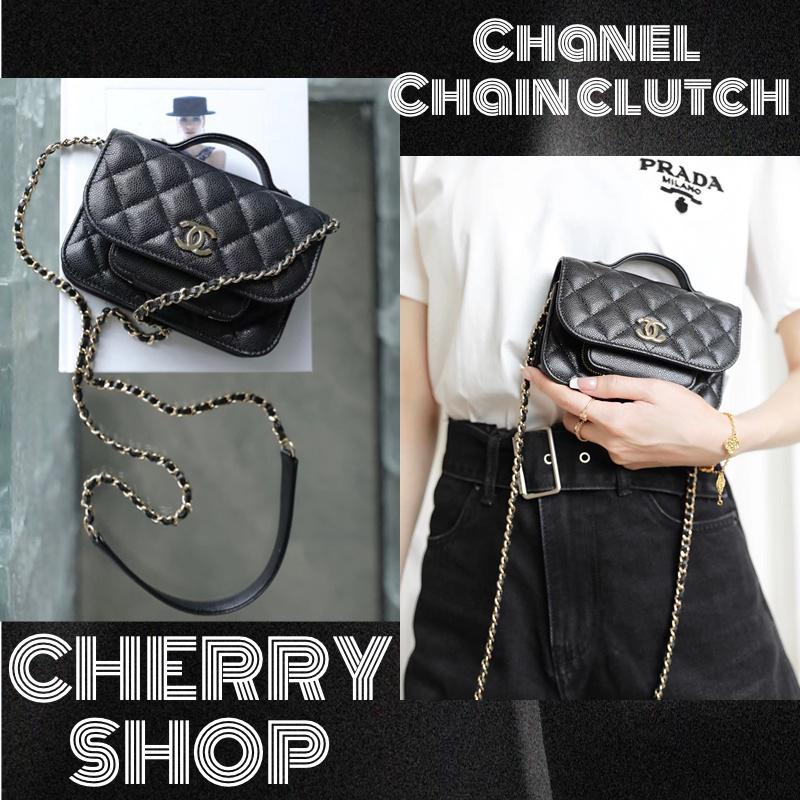 100% authenticChanel Chain clutch bag Tas Wanita / Tas Messenger / Tas Bahu AP2914