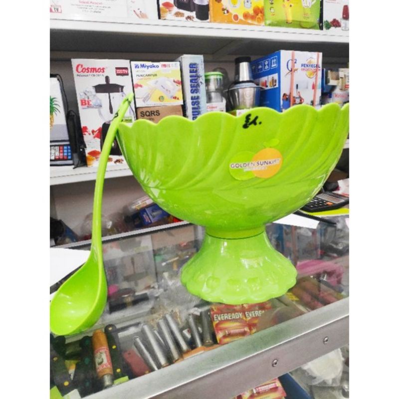 Mangkok es buah jumbo GOLDEN SUNKIST. Foodgrade