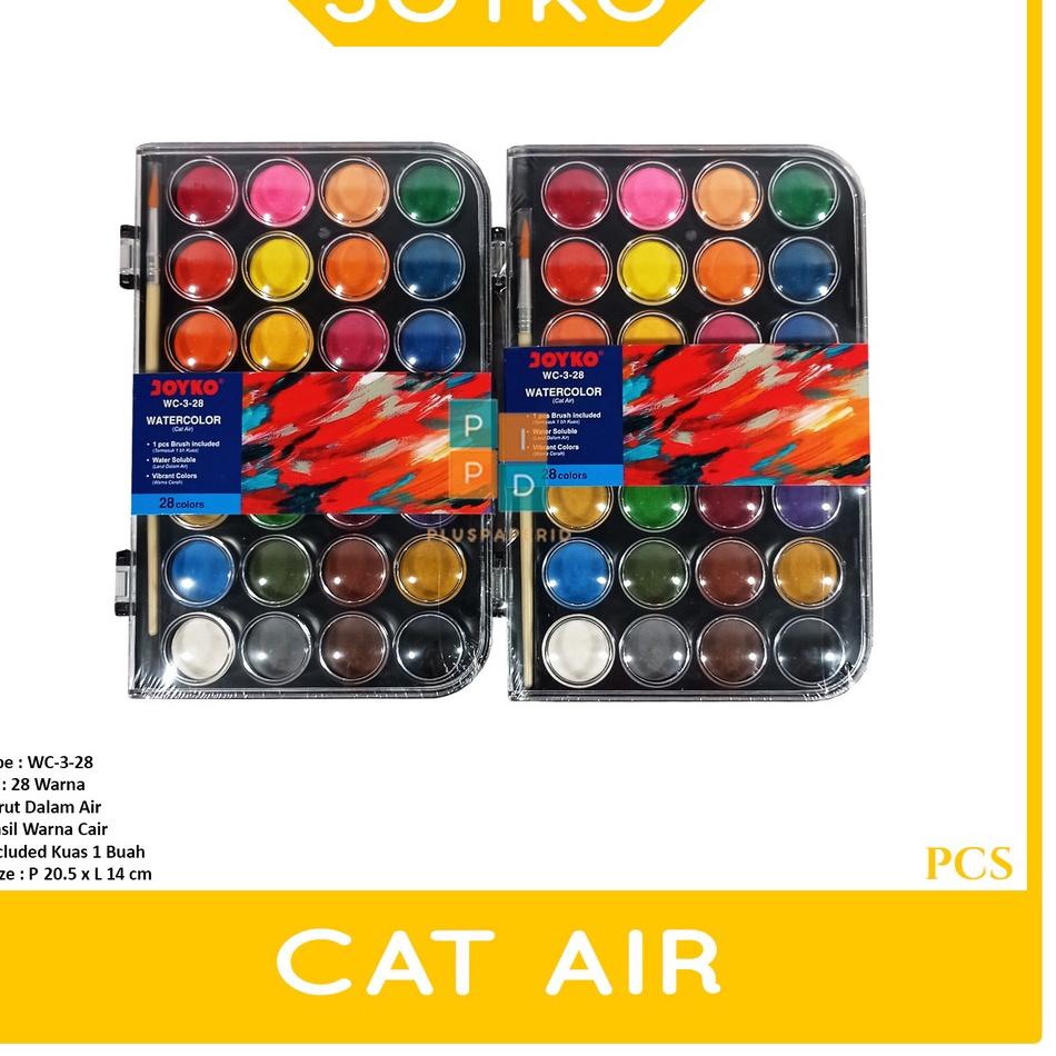 

qyjk -60 JOYKO - Cat Air Watercolor WC-3 28 Warna - Set 951♙