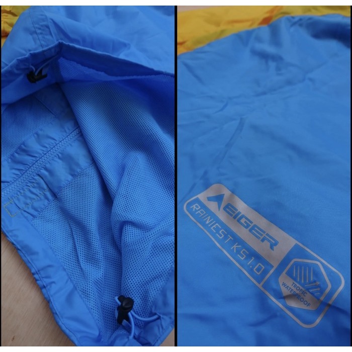 Jas hujan Eiger Anak Rainiest Kids 1.0 Raincoat -