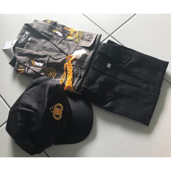 Baju Polwan Anak / Baju Karnaval Polwan Anak Anak