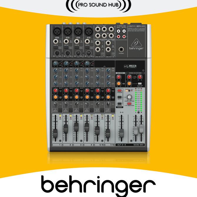 Behringer Xenyx 1204Usb Mixer 4 Channel Mic 12 Input Soundcard Usb