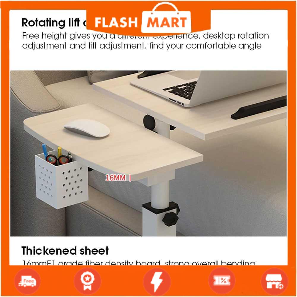 FLASHMART Meja Laptop Lipat Rotate Standing Desk Telescopic Bed - C02Y