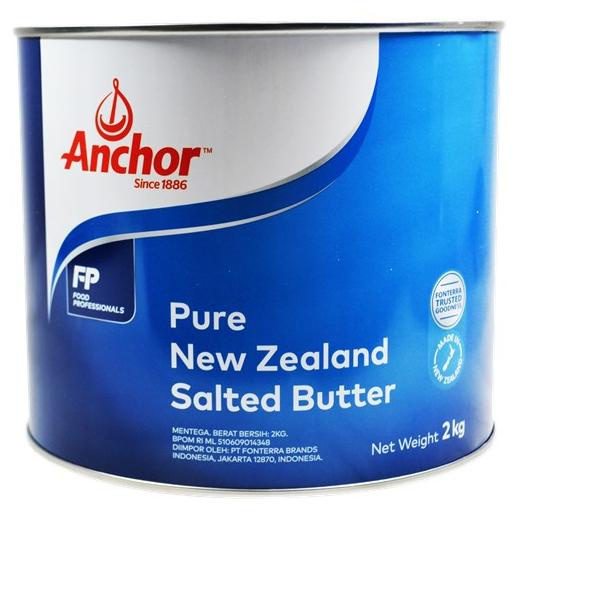 

Promo✅Anchor Salted Butter 2kg - Mentega Asin New Zealand