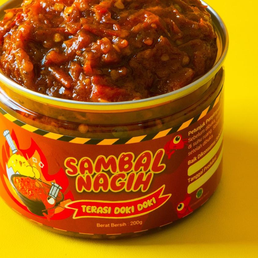 

6.6✔️⭐Sambal Nagih - Sambal Terasi Pecel khas angkringan Toples