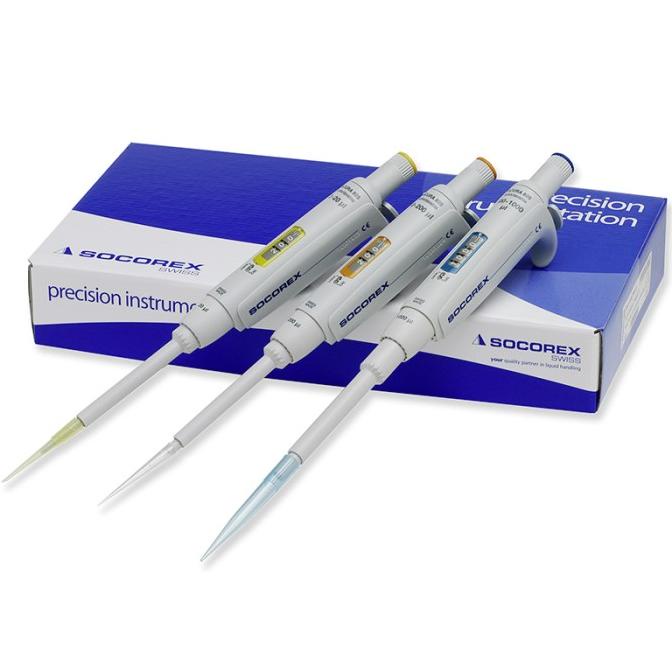 Micropipette Adjustable 5 - 50 Ul, Socorex Soc-825.0050