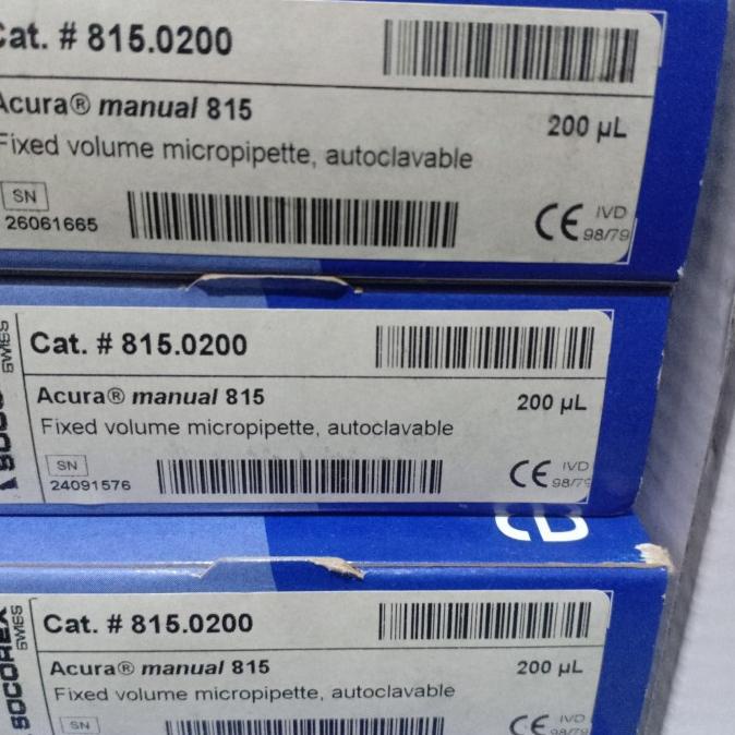 Micropipette Socorex 200Ul