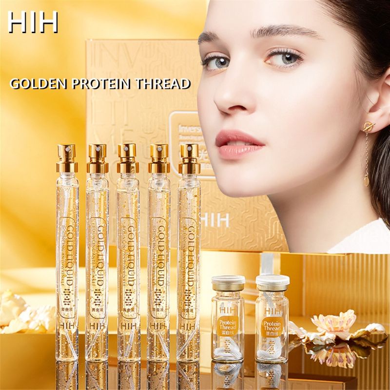 [ORIGINAL] MOXIE GIRLZ GOLD PROTEIN LINE PEPTIDE Tanam Benang Tanpa Jarum Serum kecantikan gold 24k