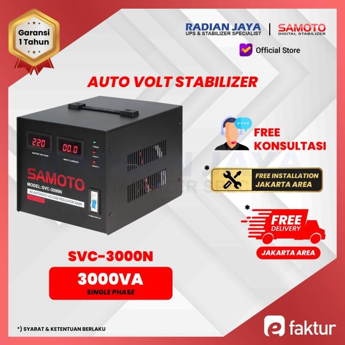 Stabilizer Samoto 3000Va Servo Motor